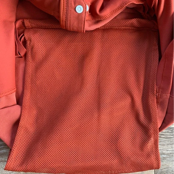 Brooks Fusion Hybrid Zip Up Jacket Copper Run Raisin XL